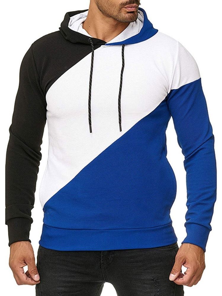 Pulôver De Lã Lisa Casual Com Capuz Masculino