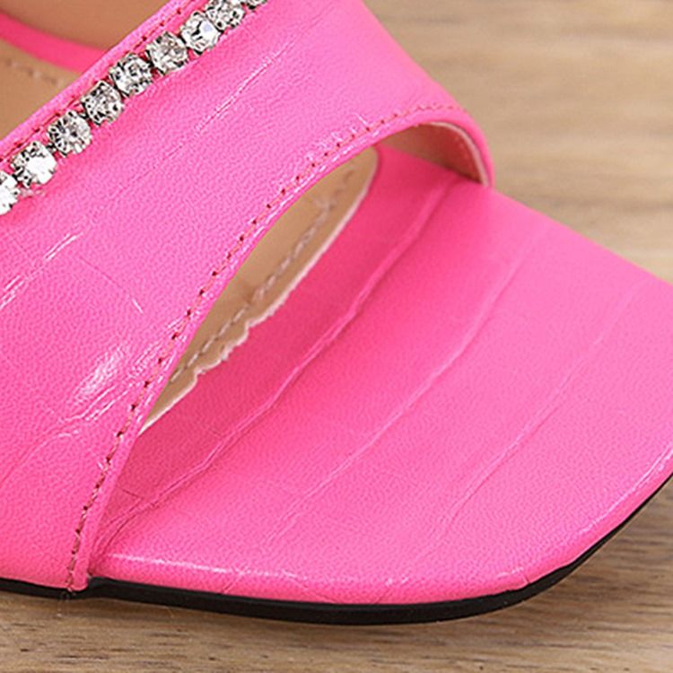 Chinelos Femininos Slip-on Flip-flop Strass