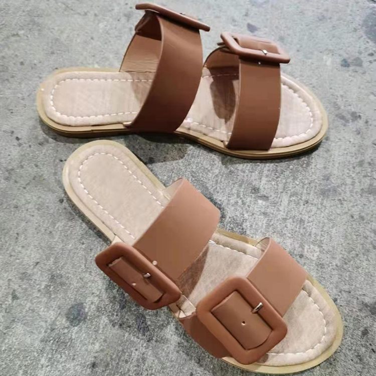 Flat Feminino Com Chinelos Flip-flop