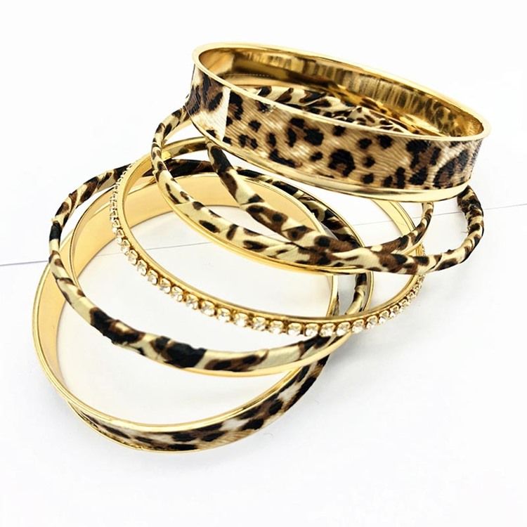 Pulseira Leopard Feminino Com Estampa De Leopardo