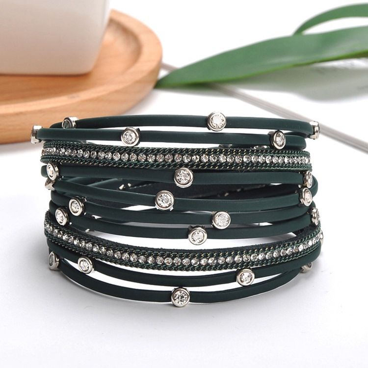 Pulseiras Diamante Femininas Europeias