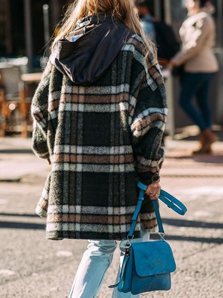 Sobretudo Longo Feminino Folgado De Streetwear